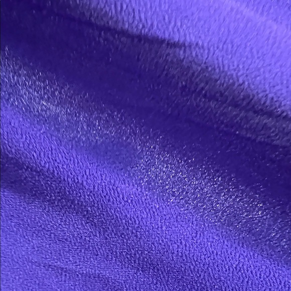 DEEP PURPLE fit for ROYALTY   5 button down w/ruffles - Picture 2 of 5